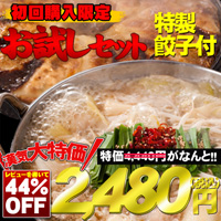 博多もつ鍋・特製餃子　名物お試しセット
