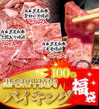 黒毛和牛いっぱいバイキング福袋600g
