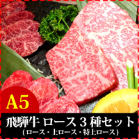 飛騨牛ロース3種セット